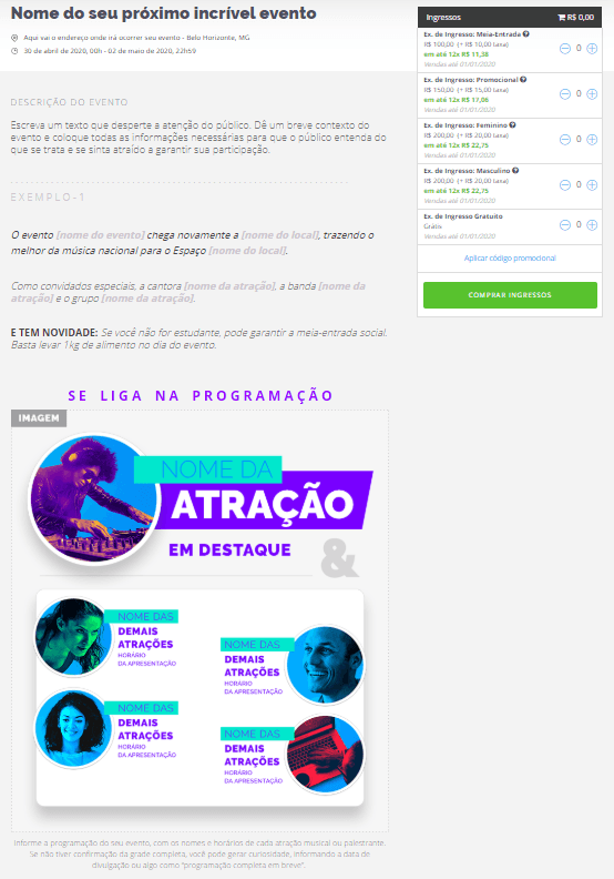 site para eventos 2