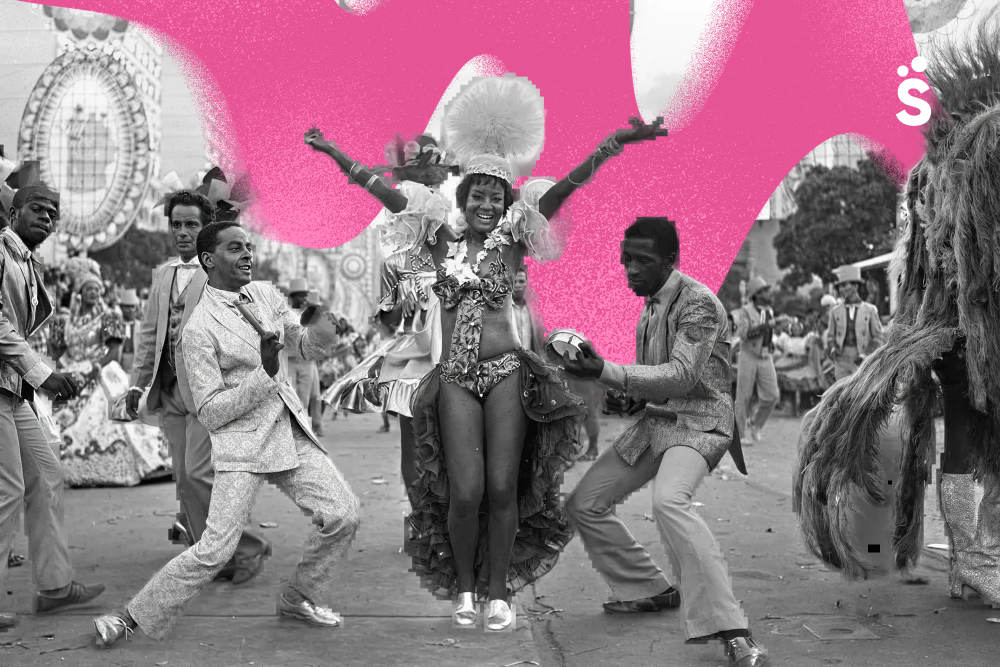 A origem do Carnaval: pessoas sambando.