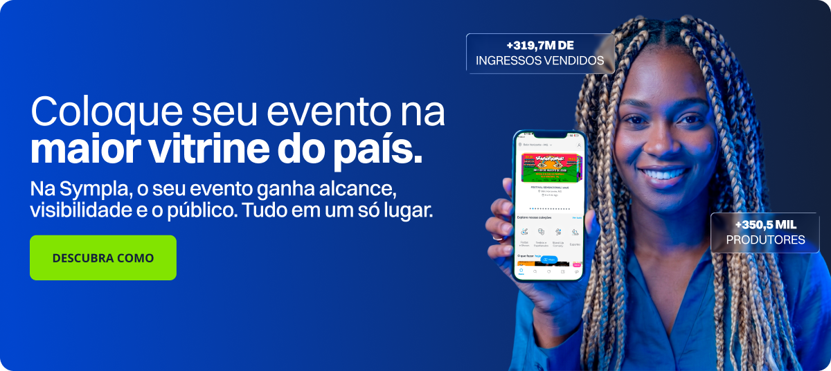 Banner Criar Evento na Sympla
